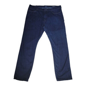 Nautica 40579 Mens 40x32 Dark Blue Denim Straight Leg Jeans 100% Cotton Classic